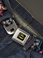 DC Comics Batgirl And Joker Comic Book Face Close Ups Seatbelt Belt