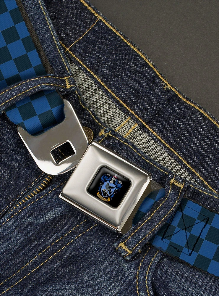 Harry Potter Ravenclaw Checkers Seatbelt Belt