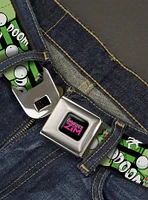 Invader Zim Gir Doom Flip Poses Stripe Seatbelt Belt