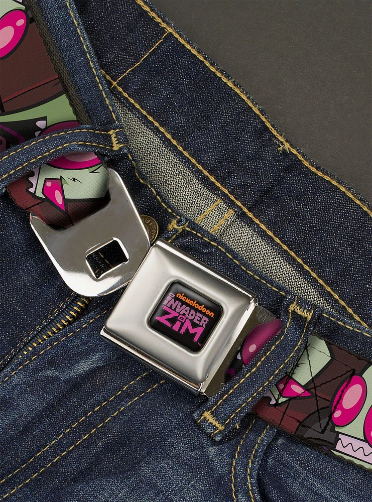 Invader Zim Close Up Posess Seatbelt Belt