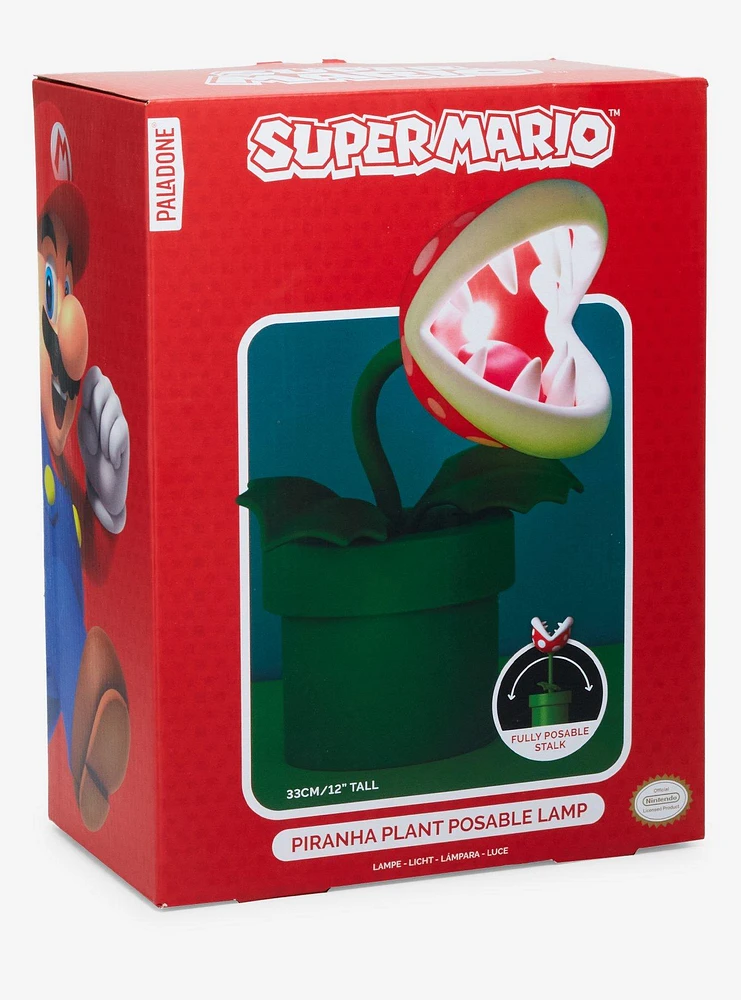 Super Mario Piranha Plant Posable Lamp