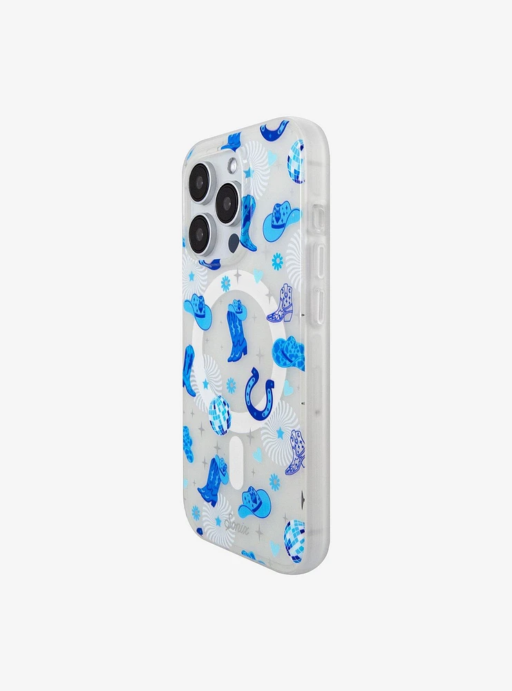 Sonix Disco Cowgirl Blue iPhone 15 Pro MagSafe Case