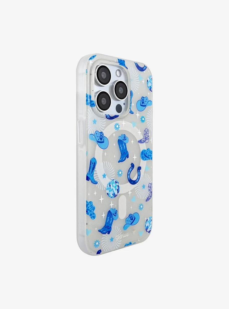 Sonix Disco Cowgirl Blue iPhone 15 Pro MagSafe Case