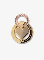 Sonix Heart Gold + Pink Rhinestone Magnetic Phone Ring