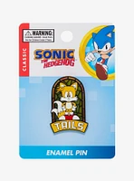 Sonic the Hedgehog Tails Stained Glass Enamel Pin