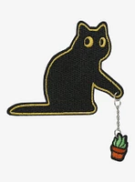 Cat Plant Charm Patch