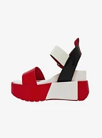 Wonder Sport Wedge Sandal Red