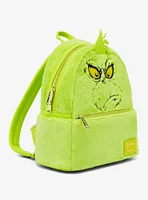 Loungefly How The Grinch Stole Christmas! Light-Up Fuzzy Mini Backpack