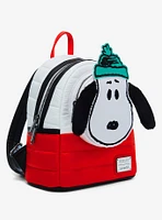 Loungefly Peanuts Snoopy Puffer Mini Backpack