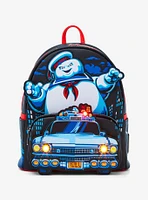 Loungefly Ghostbusters Stay Puft & Ecto-1 Light-Up Mini Backpack