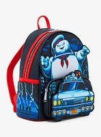 Loungefly Ghostbusters Stay Puft & Ecto-1 Light-Up Mini Backpack