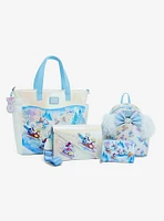 Loungefly Disney Mickey Mouse And Friends Winter Wonderland Mini Backpack With Ear Headband