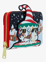 Loungefly The Nightmare Before Christmas Carousel Mini Zipper Wallet