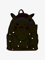 Loungefly Pokemon Santa Pikachu Light-Up Mini Backpack