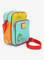 Loungefly Pokemon Pikachu & Friends Color-Block Athletic Crossbody Bag