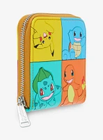 Loungefly Pokemon Pikachu & Friends Color-Block Mini Zipper Wallet