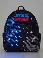 Loungefly Star Wars Spaceships Light-Up Mini Backpack