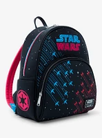 Loungefly Star Wars Spaceships Light-Up Mini Backpack