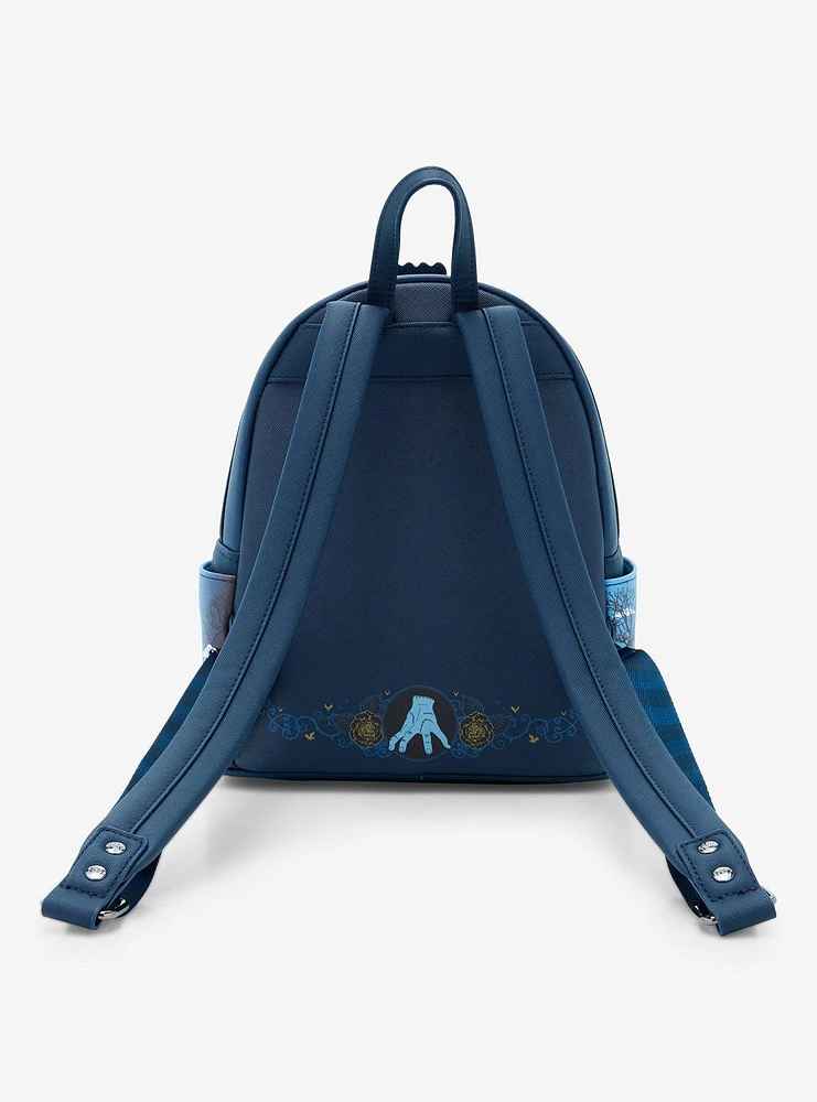 Loungefly Wednesday Nevermore Glow-In-The-Dark Mini Backpack