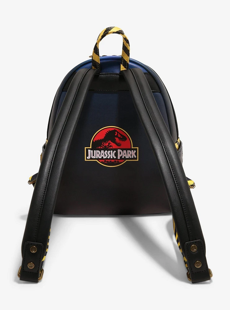 Loungefly Jurassic Park T.Rex Moon Glow-In-The-Dark Mini Backpack