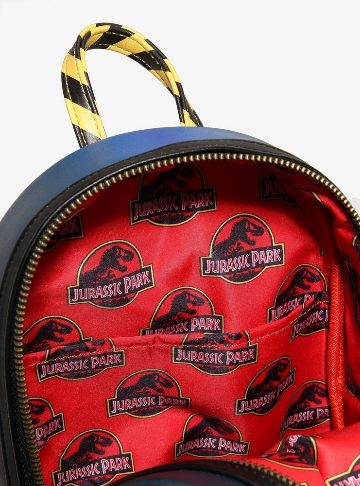 Loungefly Jurassic Park T.Rex Moon Glow-In-The-Dark Mini Backpack