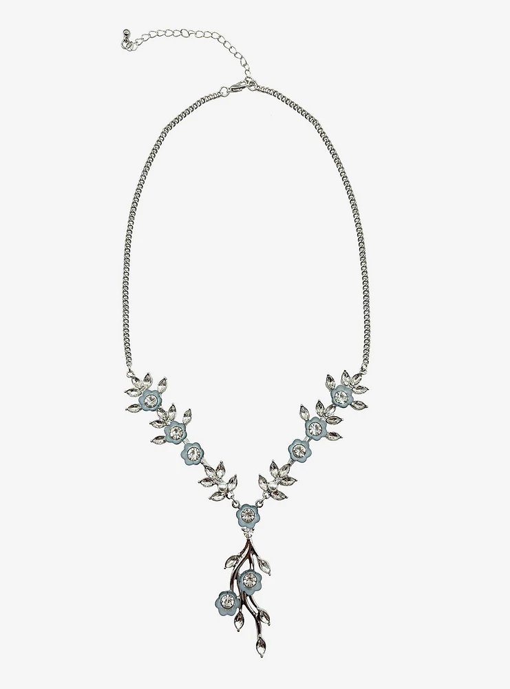 Bridgerton Floral Lariat Necklace