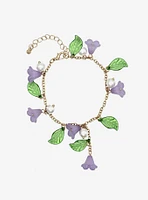 Bridgerton Wisteria Charm Bracelet