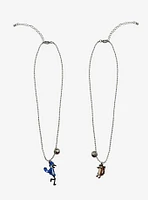 Regular Show Mordecai & Rigby Best Friend Necklace Set