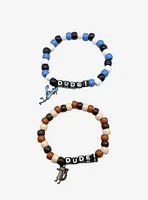 Regular Show Mordecai & Rigby Dude Best Friend Bead Bracelet Set