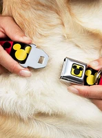 Disney Mickey Mouse Expression Blocks Seatbelt Buckle Dog Collar