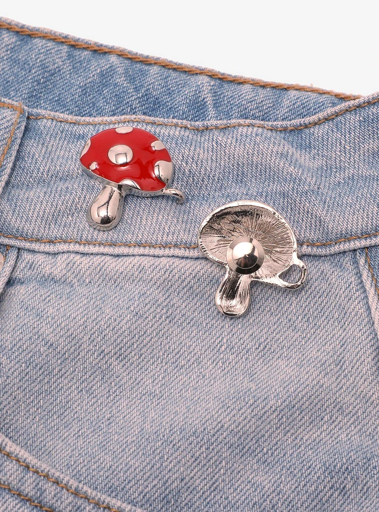 Red Mushroom Waist Pin Set