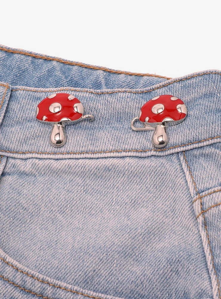 Red Mushroom Waist Pin Set