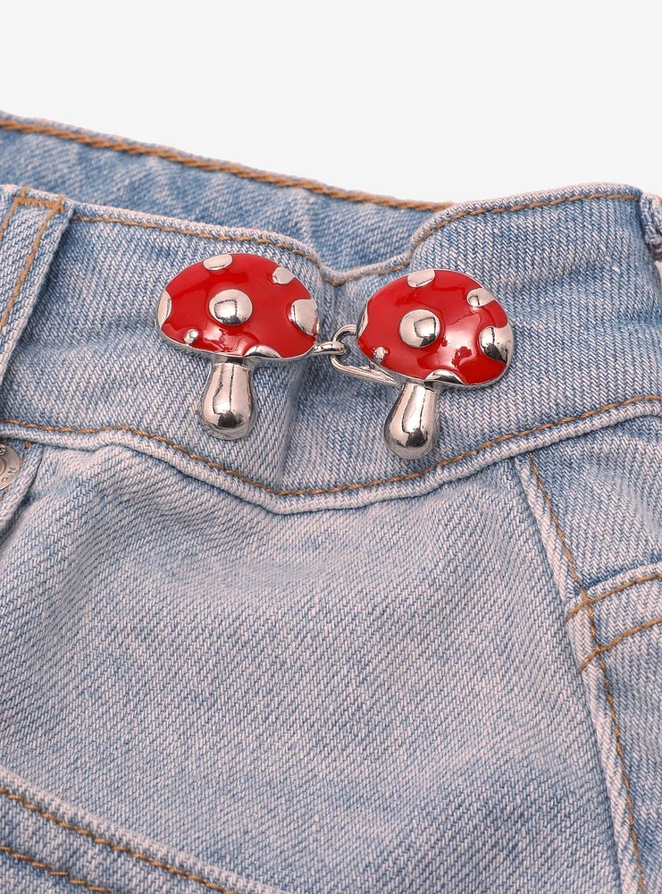 Red Mushroom Waist Pin Set