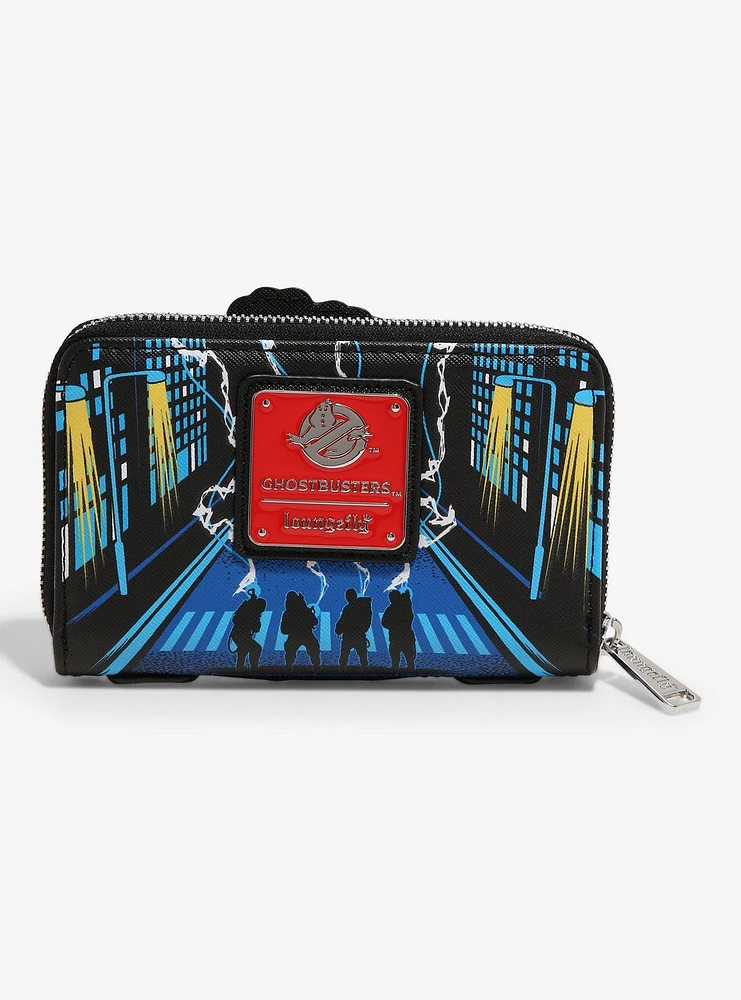 Loungefly Ghostbusters Ecto-1 Glow-In-The-Dark Zipper Wallet