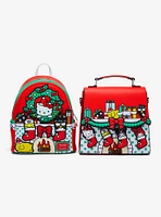 Loungefly Hello Kitty And Friends Holiday Fireplace Mini Backpack