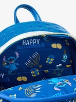 Loungefly Disney Stitch & Scrump Menorah Light-Up Mini Backpack