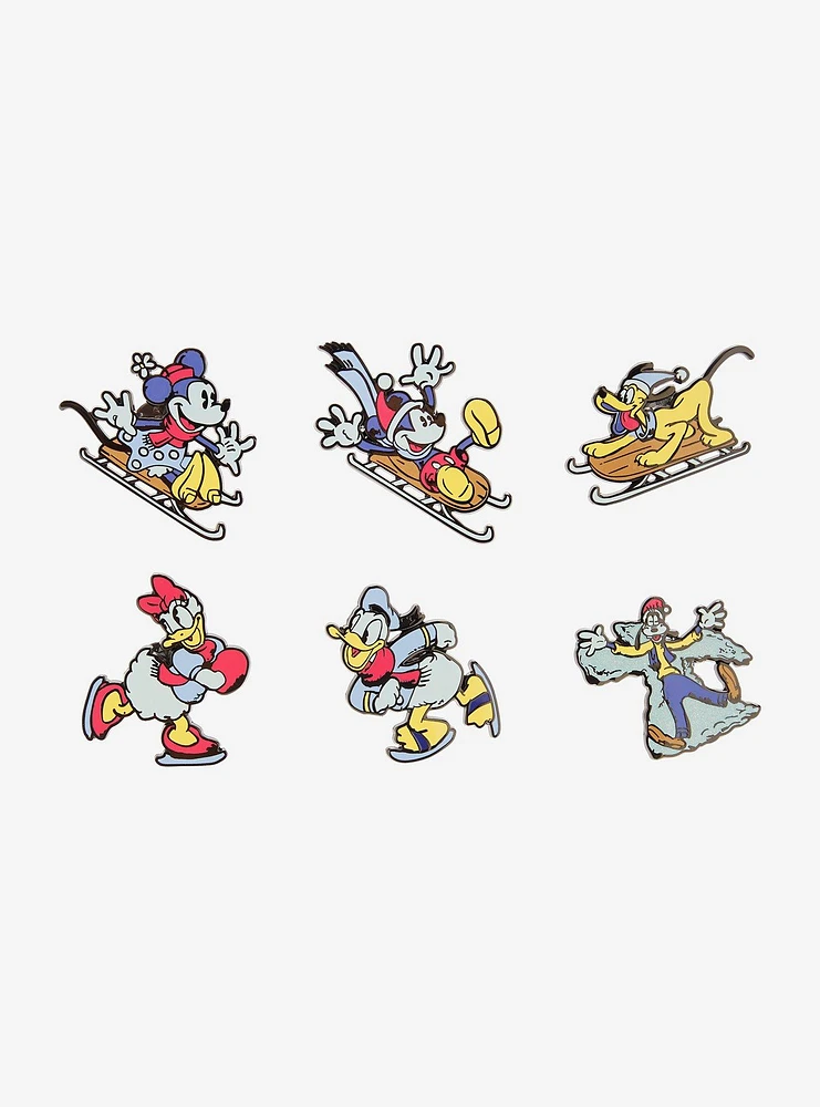 Loungefly Disney Mickey Mouse & Friends Winter Blind Box Enamel Pin