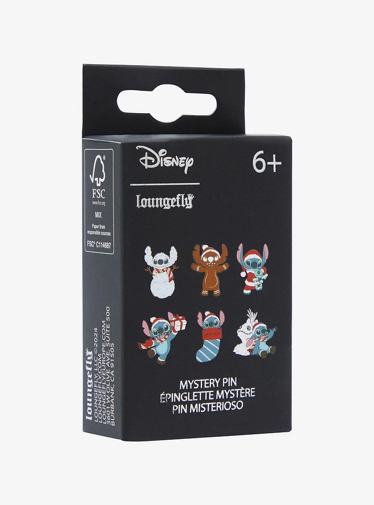 Loungefly Disney Stitch Holiday Blind Box Enamel Pin