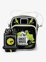 Loungefly Beetlejuice Beetlejuice Ghost House Glow-in-the-Dark Crossbody Bag