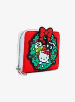 Loungefly Sanrio Hello Kitty & Friends Wreath Small Zip Wallet