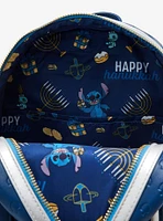 Loungefly Disney Lilo & Stitch Scrump & Stitch Menorah Light-Up Mini Backpack