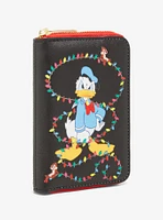 Loungefly Disney Donald Duck Holiday Lights Glow-in-the-Dark Zip Wallet — BoxLunch Exclusive