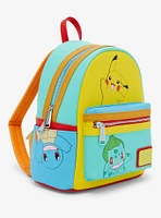 Loungefly Pokémon Color Block Mini Backpack