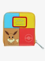 Loungefly Pokémon Color Block Small Zip Wallet