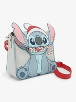 Loungefly Disney Lilo & Stitch Candy Cane Stitch Crossbody Bag