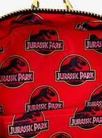 Loungefly Jurassic Park 30th Anniversary T-Rex Silhouette Glow-in-the-Dark Mini Backpack