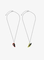 Her Universe Marvel Deadpool Wolverine Best Friend Necklace Set