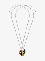 Her Universe Marvel Deadpool Wolverine Best Friend Necklace Set