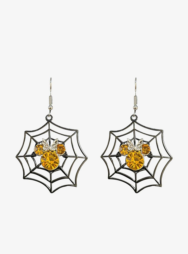 Her Universe Disney Minnie Mouse Spiderweb Drop Earrings