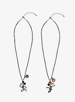 Her Universe Disney Mickey Mouse & Minnie Mouse Halloween Best Friend Necklace Set